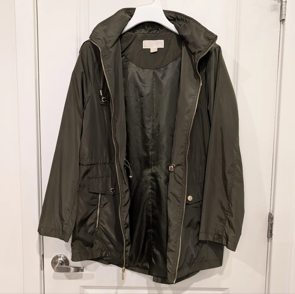 🎉 SALE 🎉 MICHAEL Michael Kors Olive Utility Jacket - Picture 7 of 11
